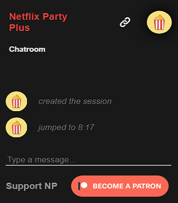 Netflix party Plus Features